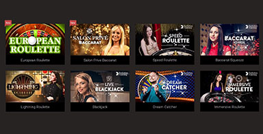 A number of live studio games available right now