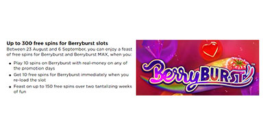 More available casino bonuses