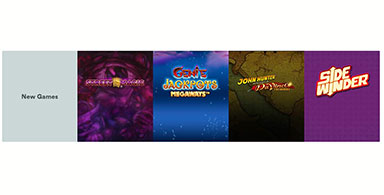 A number of fresh gaming titles.