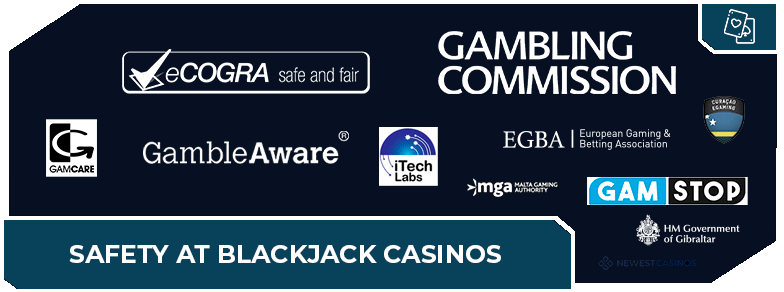 online blackjack casinos safety first