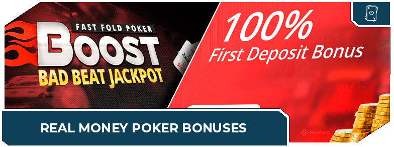 real money poker bonuses